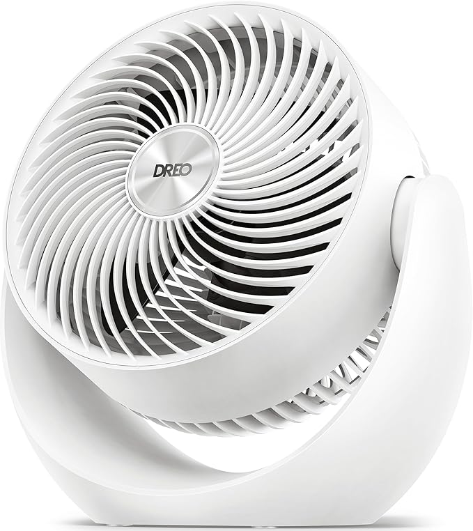Dreo Fan for Bedroom, Table Air Circulator for Whole Room, 11 Inch, 40ft Strong