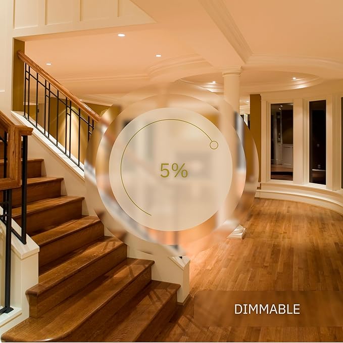 18 Pack 2W LED Universal (Vertical-Horizontal) Step Lights, Black Finish, 120V LED Stair Lights Indoor and Outdoor, 125 Lumens, CRI 90+, IC Rated, Wet Location IP-65, Warm White 3000k