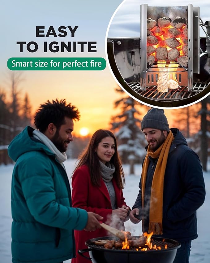 WH 370 pcs Natural Fire Starters for Indoor Fireplace - 10lb Large Box - Long-Burning Charcoal Starters - Odorless Firestarters for Wood Stove, Chimney, Campfires & Grill - Quick Ignite