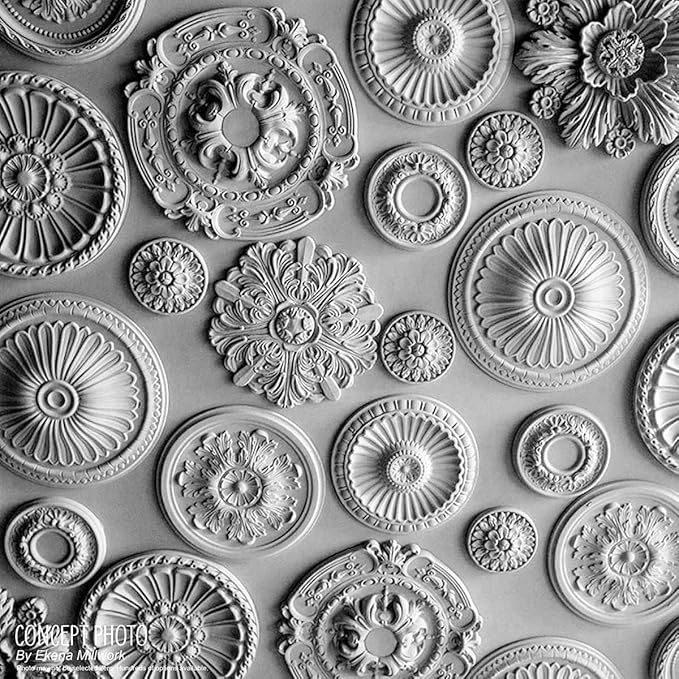 Ekena Millwork CM15BECPS 15 3/4"OD X 3 7/8"ID X 3/4"P Berkshire Ceiling Medallion Fits Canopies Up to 7", Copper Penny