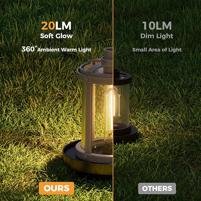 XMCOSY+ Solar Pathway Lights Outdoor, 20 LM LED Solar Garden Lights Seeded Glass, Waterproof IP65 Metal Outdoor Solar Lights for Yard Path Lawn Walkway Driveway Backyard (‎Black & Grey)