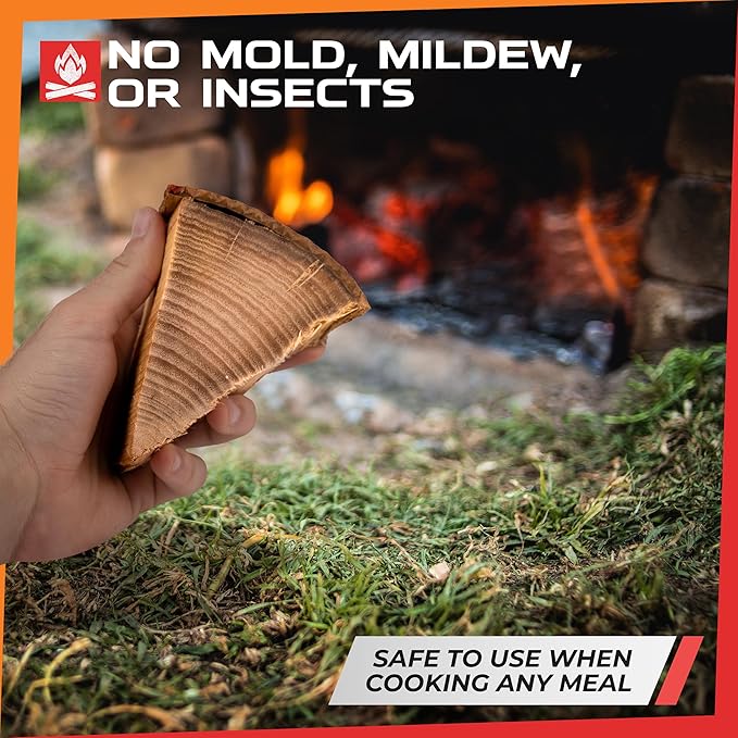 Kiln Dried Firewood, Oak Firewood, Safe, Consistent Cooking Wood, Hand-Selected Wood Chunks for Smoking Upto 12 Meals (Hickory)