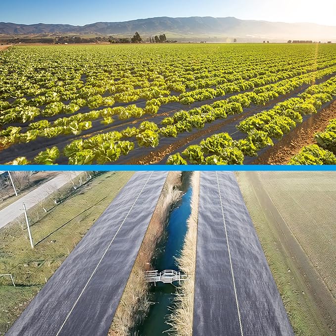 6ft x300ft Black Weed Barrier Landscape Premium Fabric-Heavy Duty Woven Ground Cloth with Superior Permeability Weed Control Convenient Design