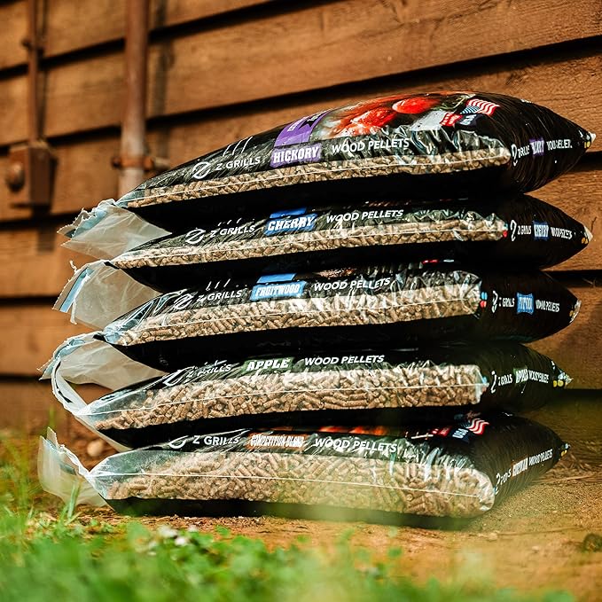 Z GRILLS Wood Pellets for Smoker Grill, 100% All-Natural Hardwood Competition Pellet, 20lbs