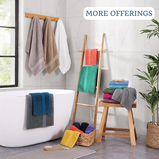LANE LINEN Oversized Bath Towels