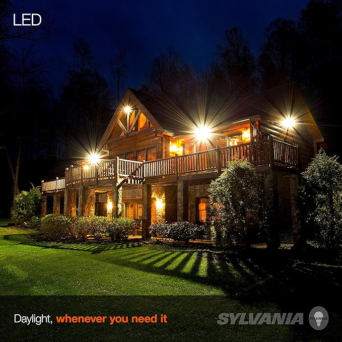Sylvania LED Flood BR30 Light Bulb, 100W Equivalent Efficient 17W, Dimmable 2700K, Soft White - 1 Pack (40288)