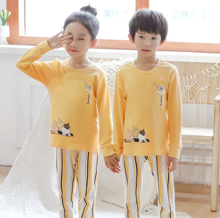 Yellow Cat Kids Wear