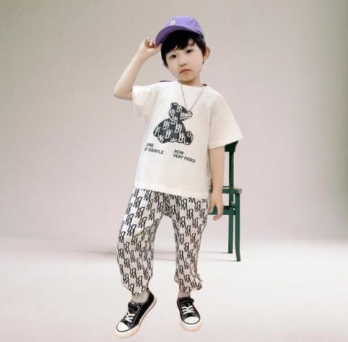 Panda Half Sleeve Kids Suit (Each)