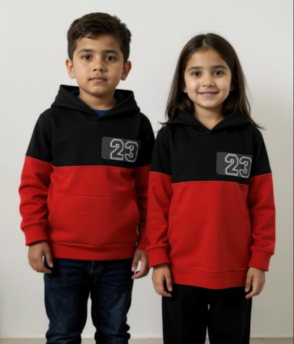 Red Panel 23 Sport Printed Kids Winter Suit ( Each )