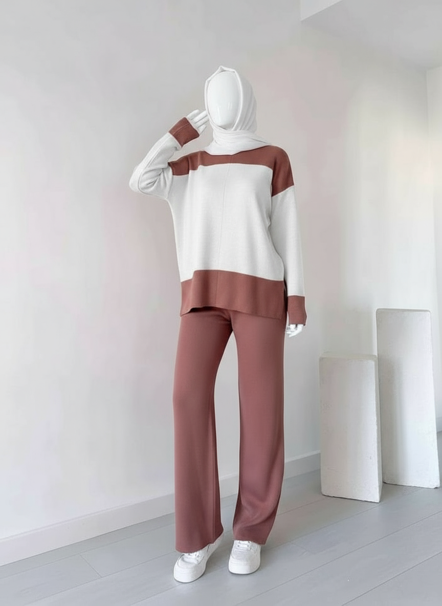 Winter Falsa Panel 2 PC Co-Ord Set For Women